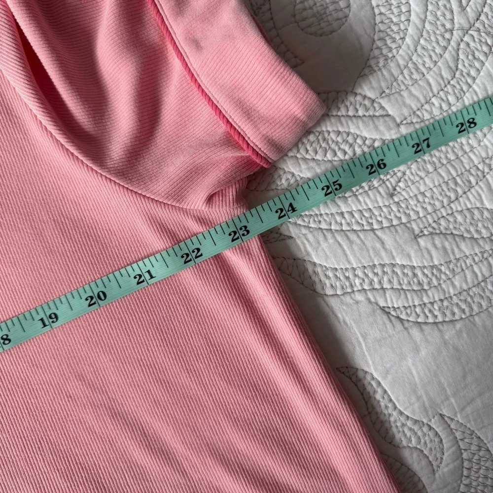 NWT - Cozy Earth - Bamboo Rib-Knit Classic Short Sleeve Pajama Top - Tulip